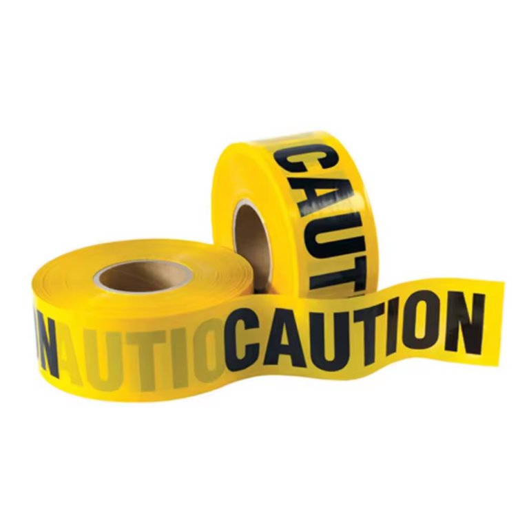 PE warning tape without glue